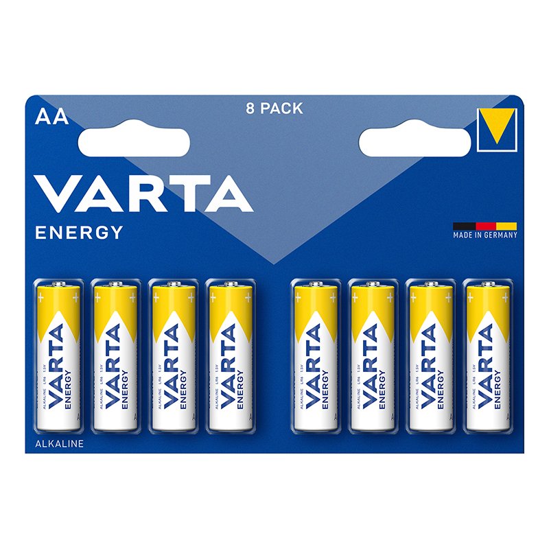 Батарейка varta Energy AA блистер 8шт (4008496626496)